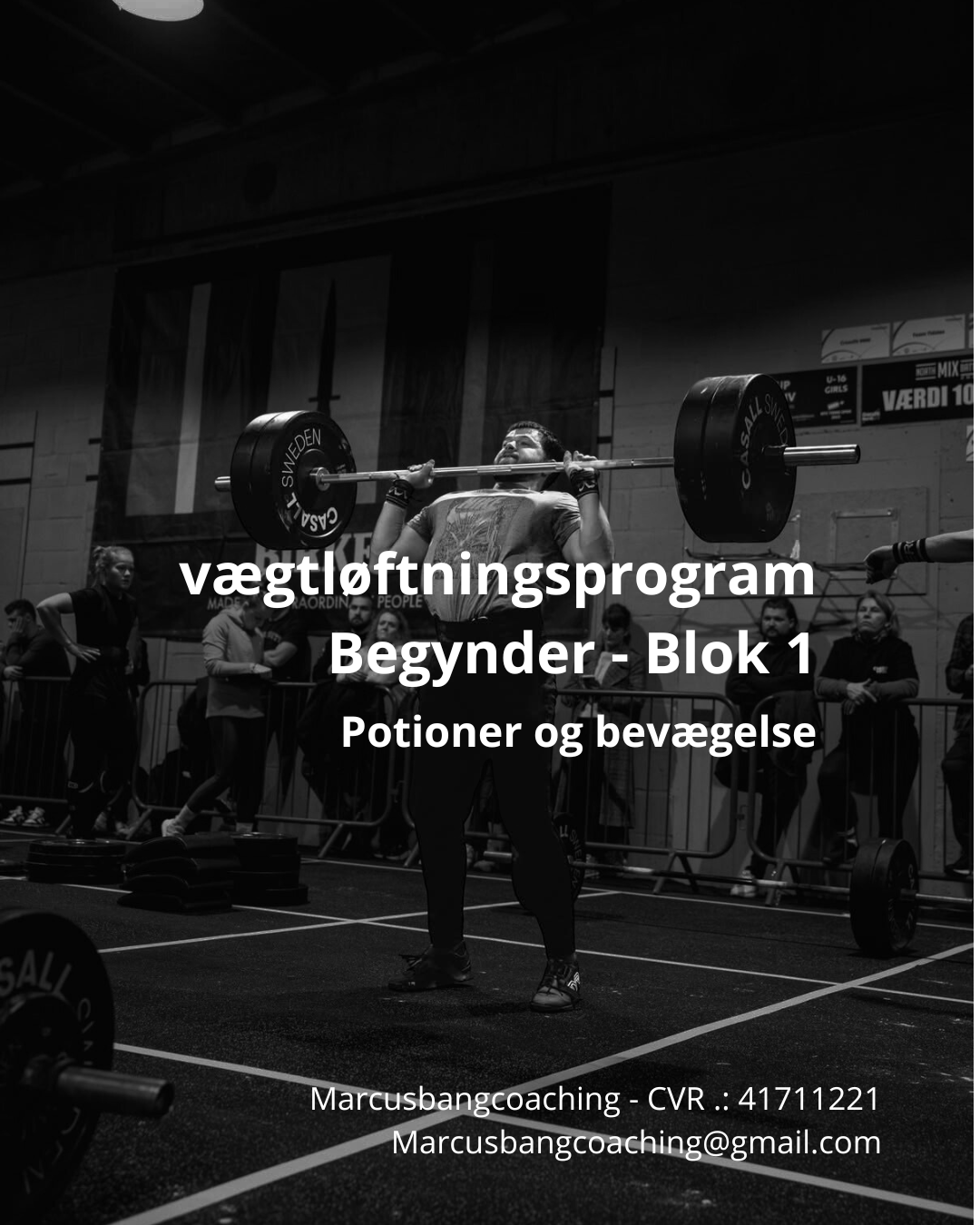 Vægtløftningsprogram Begynder - Blok 1