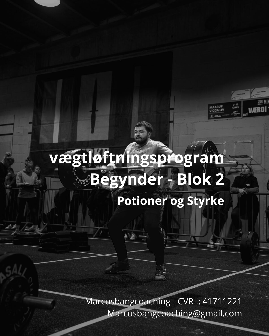 Vægtløftningsprogram Begynder - Blok 2