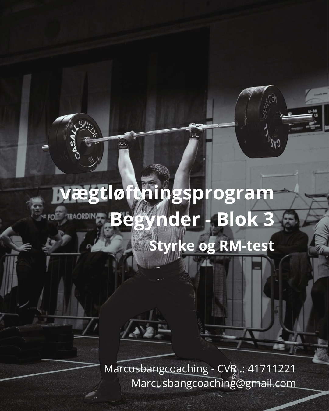 Vægtløftningsprogram Begynder - Blok 3